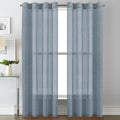 H.VERSAILTEX Linen Curtains 90 inches Long Linen Curtains/Natural Linen Blended by HVERSAILTEX