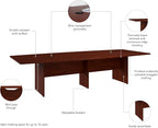 Bush Business Furniture 120-inch Office Conference Table - Image 7