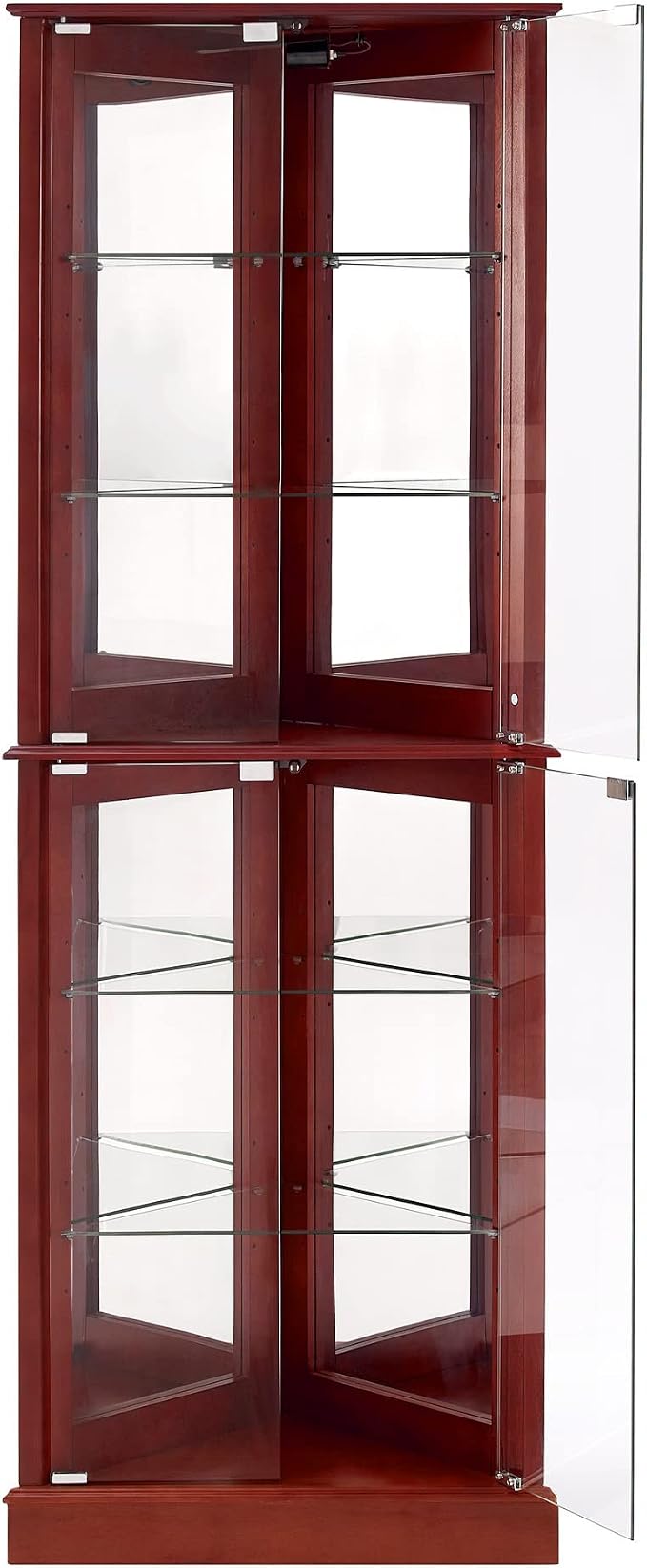 Glass Corner Display Cabinet - Image 9