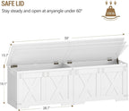 Hzuaneri 59" Storage Chest, Large Storage Trunk - Image 3