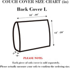 Sofa Covers Couch Covers for Sofa Pet Friendly Couch Cushion Covers Universal - Image 2