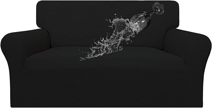 Easy-Going 100% Waterproof Loveseat Couch Cover Stretch Jacquard Sofa Cover | by Easy-Going