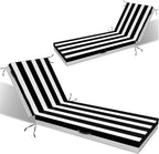 L'AGRATY Outdoor Lounge Chaise Cushion: 72x21x3 Inch Waterproof Lounge Chair by LAGRATY