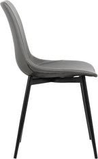 Armen Living Monte Mid Century Modern Dining Accent Chair - Image 7