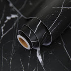 practicalWs 23.6''×118'' Marble Contact Paper Black/White Peel and Stick by practicalWs