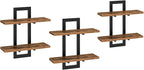 HOOBRO Floating Shelves, 15 Inch Wall Shelf Set of 3, Wall Mounted Storage - Image 7
