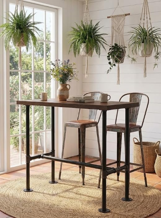 38'' x 14'' Industrial Pipe Table Leg - Image 8