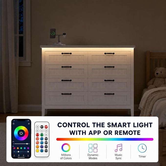 GarveeLife 8 Drawer Chest Dresser - Image 5