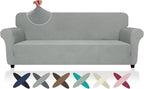 ZNSAYOTX Oversized Super Stretch Couch Cover, New Striped Sofa Covers - Image 7