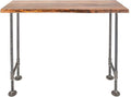 Restore by Pipe DÉCOR Live Edge Wood Console Table 48 in. x 16 in. x 34 in. by PipeD%C3%A9cor