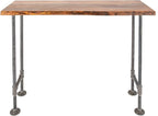 Restore by Pipe DÉCOR Live Edge Wood Console Table 48 in. x 16 in. x 34 in. by PipeD%C3%A9cor
