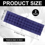 67 x 19 Inch Chaise Lounge Cushions Soft Lounge Chair Cushion Gravity Chair - Image 2