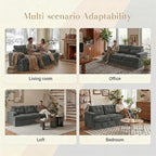 85" Corduroy 3 Seater Sofa in a Box, High-Density Foam Couch, No Assembly - Image 3