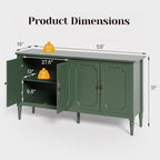 RoyalCraft 118" Buffet Cabinet - Image 2