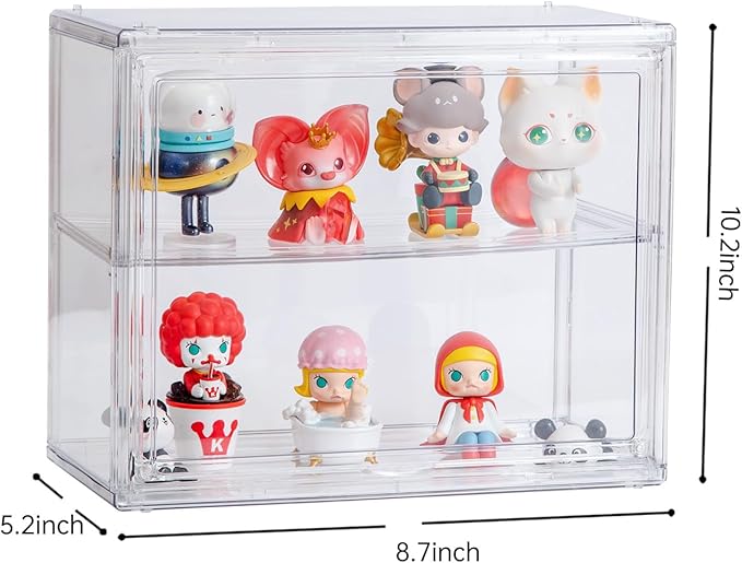 BOHOIDEE 2 Tiers Clear Display Case - Image 2