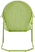 Crosley Furniture Griffith Outdoor Chair, Retro Metal Patio Chairs - Image 5