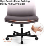 EMIAH Armless Office Desk Chairs - Image 7