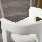 BESTANO Set of 2 Modern PU Leather Upholstered Dining Chairs - Image 5