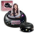 FranFusion Inflatable Pink Gaming Chair by FranFusion