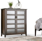 SIMPLIHOME Burlington Storage Cabinet - Image 3