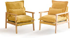 VINGLI Mid-Century Modern Cloud Accent Armchairs set of 2 - Image 9