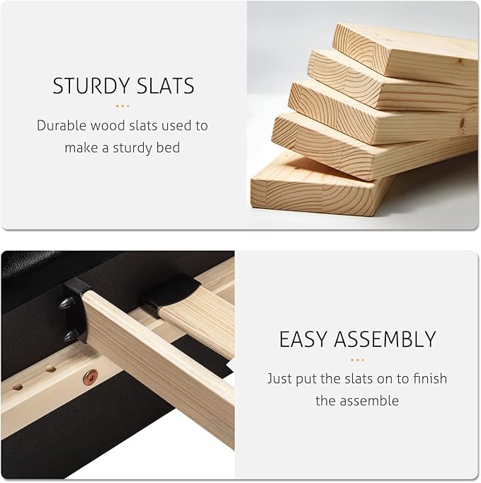 SHA CERLIN Queen Platform Bed Frame - Image 5