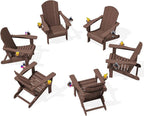 SERWALL Adirondack Chair with Cup Holders by SERWALL