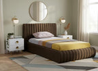 Meridian Furniture NicoBrown-T Nico Collection Modern | Contemporary Velvet - Image 2