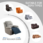 Genina Waterproof Recliner Chair Covers, Recliner Cover - Image 2