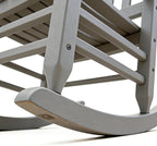 Oversized Outdoor Wooden Rocking Chair - Image 9