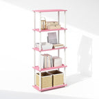 Furinno Turn-N-Tube Book Shelf, 5-Tier Bookshelf, Bookcase by Furinno-FitsYourSpaceFitsYourBudget