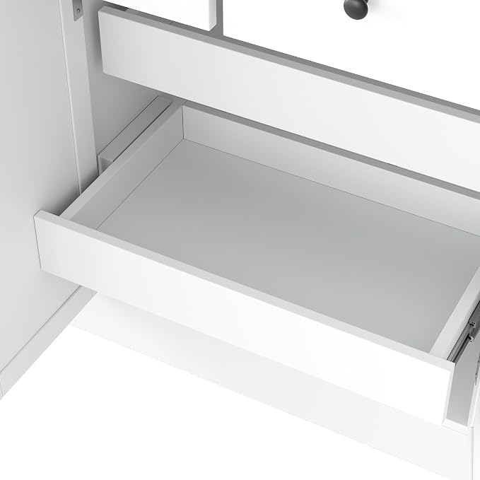 VilroCaz 75'' Tall Freestanding Kitchen Pantry Cabinet, Wood Large Cupboard - Image 9