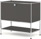 Metal Sidetable with Flap Door, 27.5" Height by SIMPLINK