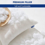 MIULEE Pillow Insert 12x20 Inch Decorative Rectangle Throw Pillow Insert | - Image 2