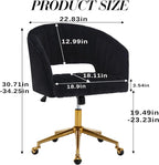 KCC Home Office Chair Swivel Desk Chair Accent Armchair Upholstered Modern - Image 3