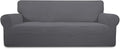 Easy-Going Stretch Oversized Sofa Couch Slipcover Washable Gray | 1-Piece Extra by Easy-Going