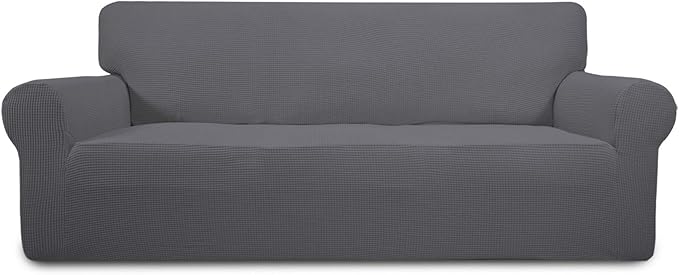 Easy-Going Stretch Oversized Sofa Couch Slipcover Washable Gray | 1-Piece Extra by Easy-Going