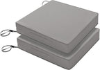 Favoyard Patio Chair Cushions 22 x 22 x 3 Inch Waterproof Outdoor Seat Cushions by OutdoorFurnitureAccessories