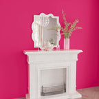 VEELIKE Hot Pink Velvet Fabric Wallpaper Peel and Stick Soft Felt Drawer Liners - Image 7