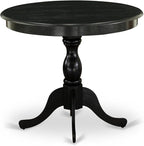 East West Furniture AMT-ABK-TP Antique Dining Table - Image 4