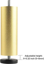 4 Pack Gold Metal Furniture Legs M8 Replacement Sofa Legs Screw in 4.7 Inch - Image 6