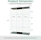 Beauty4U Glass Display Cabinet - Image 2