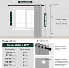 H.VERSAILTEX Room Darkening Curtains 84 Inches Long - Image 2