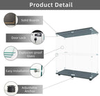 LFT HUIMEI2Y Glass Display Cabinet 2-Shelf - Image 3