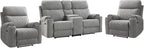 HAOMARKETS 3-Piece Recliner Sofa Set - Image 8