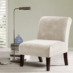 H.VERSAILTEX Armless Accent Chair Covers Thick Velvet Armless Chair Slipcovers - Image 2