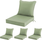 22x22 Inch Patio Chair Cushions Set of 4, Outdoor Furniture Cushions by Unknown