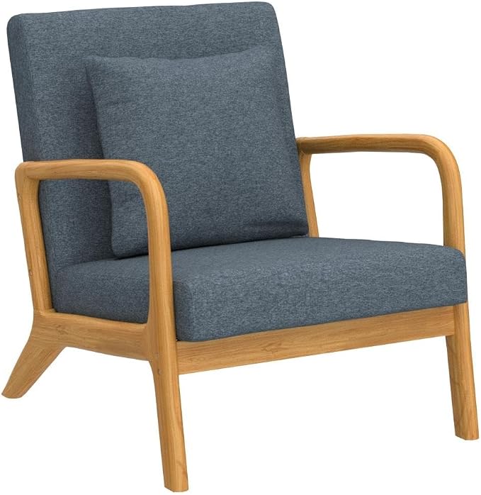 ELUCHANG Mid-Century Modern Accent Chair - Image 4