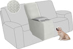 ALIECOM Recliner Sectional Couch Covers L Shape Stretch Corner Reclining by ALIECOM