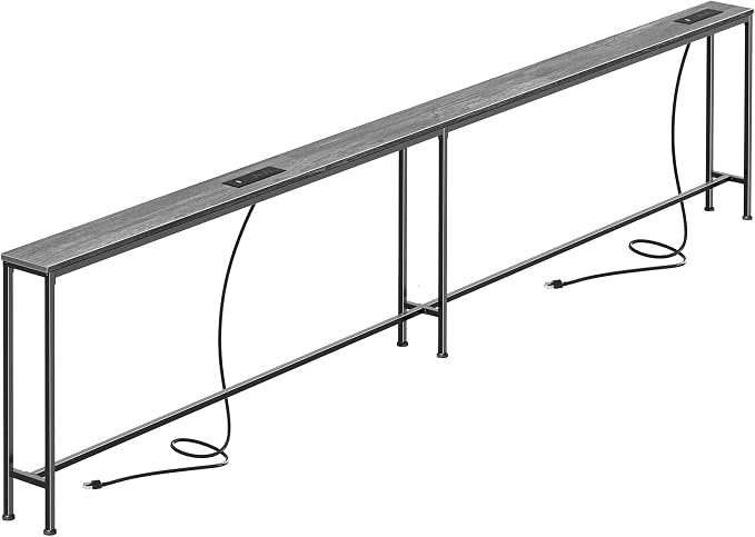 SUPERJARE 118.1 Inch Sofa Table by SUPERJARE